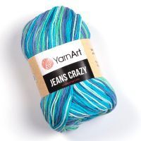 Jeans Crazy (YarnArt) - 7204 (бирюзовый принт)