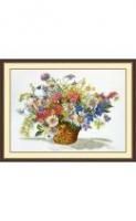 Овен «Стильные вещи для дома» Луговые цветы 40×31	см.