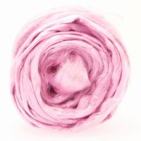 вискоза цветная (для валяния)  -  розовая сирень