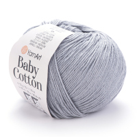Baby Cotton YarnArt - 452 (серый)