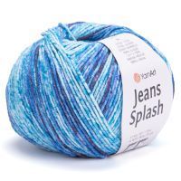Jeans Splash, YarnArt - 944 (гол.бирюза принт)