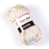Begonia Melange (YarnArt) - 502 (мята-роз-лимон)