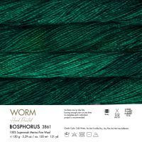 Worm Gazzal - 3861 (изумруд)