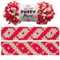 Puffy MORE (Alize) - 6540 (малина/крем)