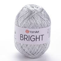 Bright YarnArt - 128 (серебряный)