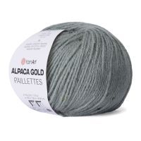 Alpaca gold paillettes YarnArt - 9317 (полынь)