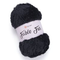 Fable Fur, YarnArt - 988 (черный)
