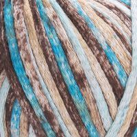 Cotton fusion YarnArt - 3650 (молоч/бежев/бирюз)