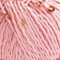 Cotton gold paillettes YarnArt - 7108 (темная пудра)