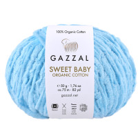 Sweet Baby Organic Cotton Gazzal - 2608 (голубой)