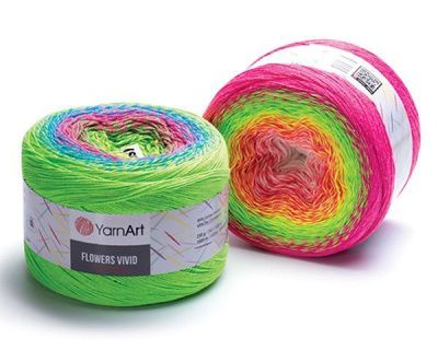 Пряжа оптом Малик Flowers Vivid (YarnArt) - 512 (лосось-бел-корица)