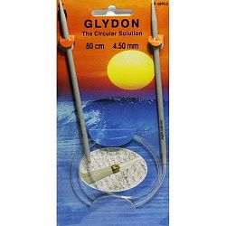 Спицы круговые пластиковые 80 см. GLYDON (PONY) 4.50 мм.