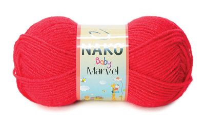 Пряжа оптом Малик Bambino Marvel Nako - 9044-5874 (яр.коралл)