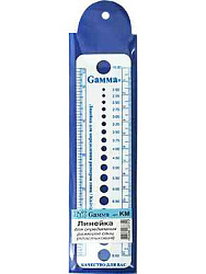 Прочее (Гамма) линейка опред. разм. спиц 16 см.