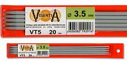 Спицы Visantia 5-ти компл. VT5 металл со спец.покрытием  20 см 3.5 мм.