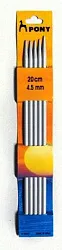 Спицы для вязания носочно-чулочных изделий 20 см. (Pony) арт.36221