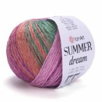 Summer Dream YarnArt - 4307 (бл.роз/коралл/бир)