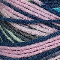 Premier wool color Lanoso - 016 (бирюз/розов)