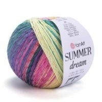 Summer Dream YarnArt - 4305 (роз/желт/зел)