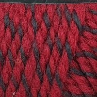 Альпака кашемир - 575 (черно-красный меланж)