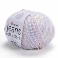 Jeans Soft Colors YarnArt - 6212 (св.(гол/роз/сир/желт))