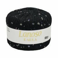 Parla Lanoso - 6000 (черный с серебр.пайетками)