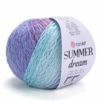 Summer Dream YarnArt - 4302 (мят/сир/гол)