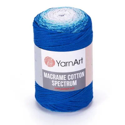 Пряжа оптом Малик Macrame Cotton Spectrum YarnArt - 1322 (изумруд/беж)